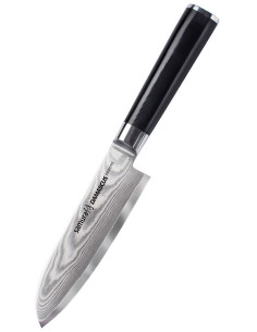 Couteau série Santoku Samura Damascus, lame 150 mm.