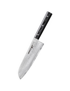 Couteau Santoku Samura série Damas 67, lame 175 mm.