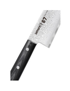 Couteau Santoku Samura Damas série 67, lame 208 mm. 2