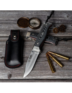 Couteau de chasse MT-6, manche en micarta noir