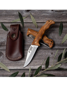 Couteau de chasse Texana, manche olive satiné