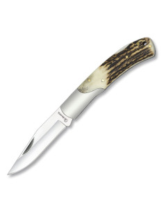 Couteau de chasse en bois de cerf Albainox