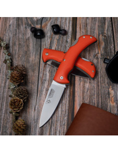 Couteau de chasse Athénée manche G10 orange