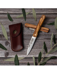 Couteau de chasse Mini Vendetta, manche en olive...
