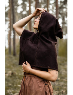 Viking Gugel modèle Halfdan, couleur marron