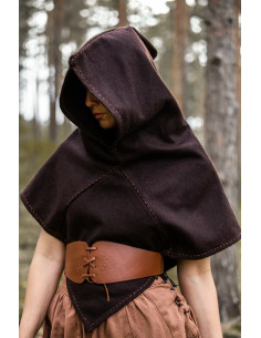 Viking Gugel modèle Halfdan, couleur marron 2