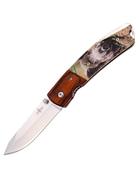 Couteau de chasse, design Wild Boar...