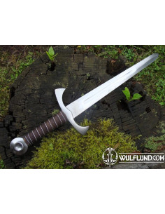 Dague gothique fonctionnelle de luxe, lame 31 cm.