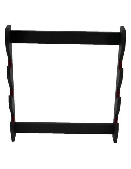 Support mural pour 3 katanas