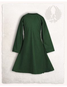 Robe médiévale pour fille modèle Lisbeth, vert