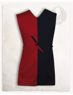 Tabard médiéval pour enfant modèle Felix, rouge-noir