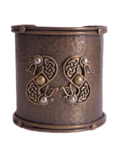 Bracelet celtique en laiton modèle Serpents