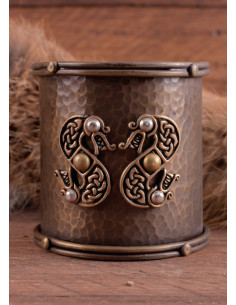 Bracelet celtique en laiton modèle Serpents 2