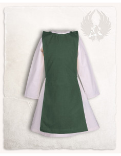 Tablier médiéval fille modèle Lisbeth, couleur verte