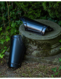 Bracelets médiévaux en métal modèle Georg, finition foncée 2