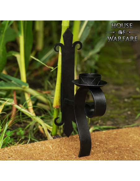 Applique médiévale pour 1 bougie