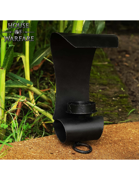 Applique médiévale vissée pour 1 bougie