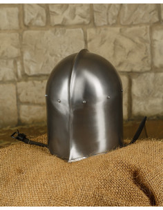 Barbute médiévale en métal modèle Manolo 2
