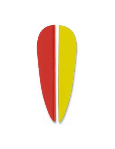 Plume en plastique pour flèche de 2,5...