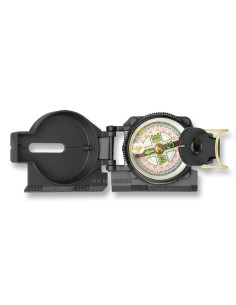 Boussole barbare huile métal couleur militaire