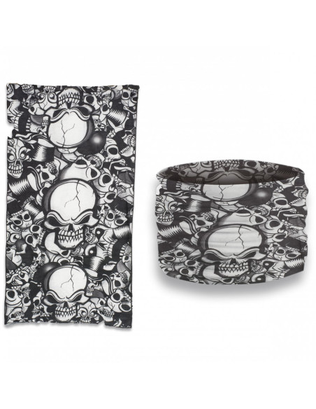 Cache-cou militaire noir et blanc...