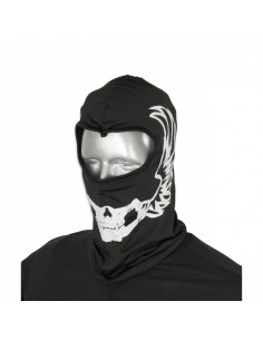 Crâne de capot noir-blanc, crâne barbare