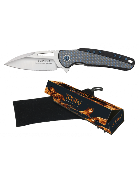 Couteau Tokisu CNC et manche G10 et...