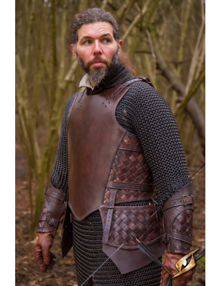 Ensemble de cuirasses en cuir Ranger...