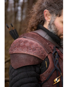 Ensemble d'épaulettes en daim Ranger Epic Armoury, marron