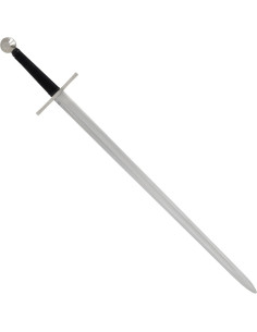 Main médiévale et demi épée pour les pratiques (110 cm.)