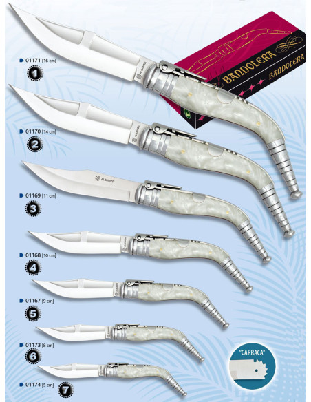 Couteaux de poche à bandoulière à...