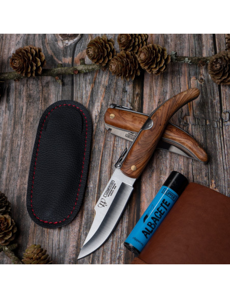 Canif Albacete avec manche en olive,...