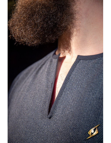 Tunique viking motif chevrons en...