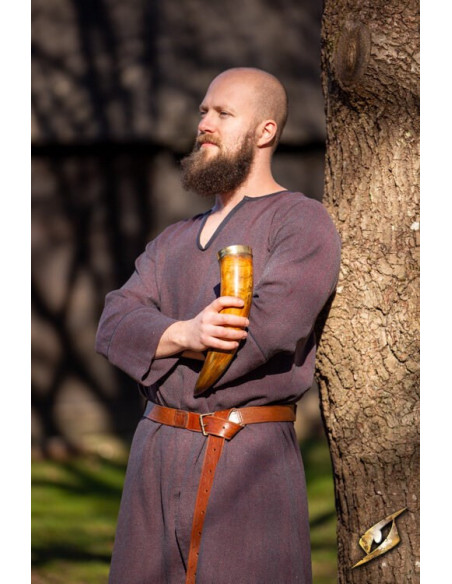 Tunique viking motif chevrons en...