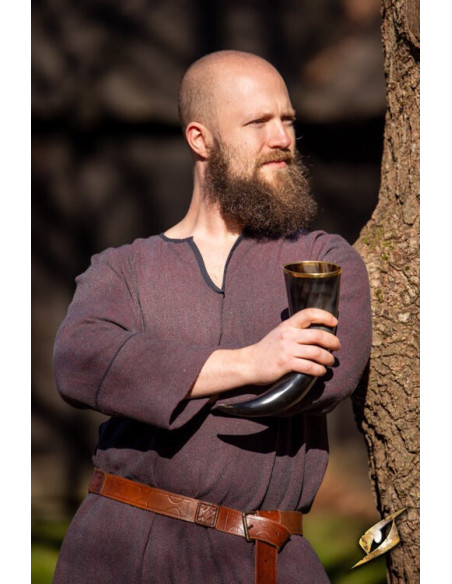 Tunique viking motif chevrons en...