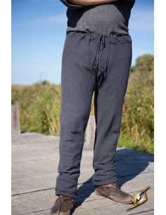 Pantalon viking motif chevrons modèle Arvid, gris