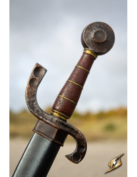 Sabre de pirate incurvé type Falchion...