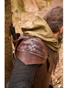 Ensemble d'épaulettes en cuir Ranger d'Epic Armory.