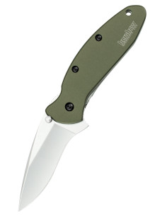Couteau de poche Kershaw Scallion, vert olive