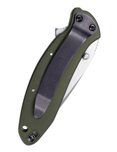 Couteau de poche Kershaw Scallion, vert olive 2
