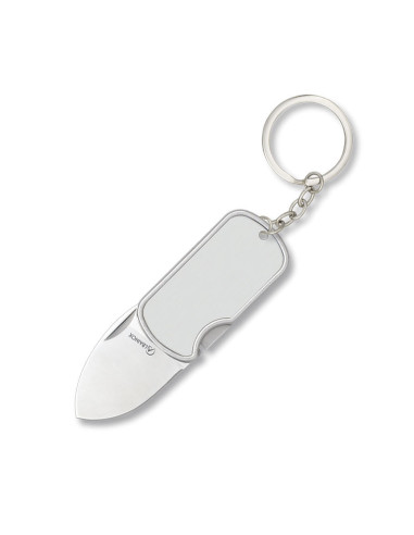 Couteau, type Keychain modèle Dog Tag, lame 4 cm.