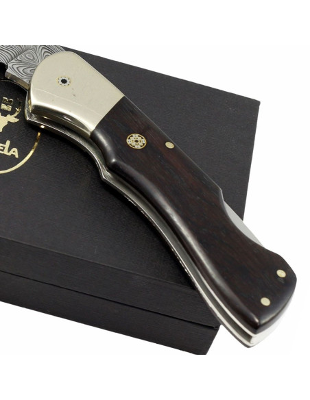 Couteau verrouillable avec lame en...