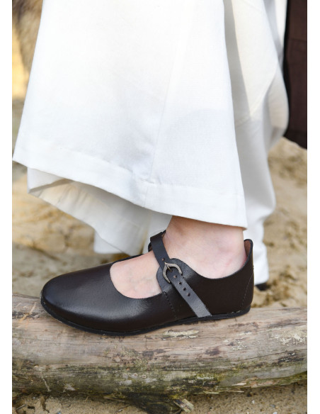 Chaussure de femme médiévale Latchet,...