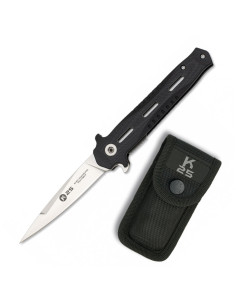 Couteau tactique K25, manche G10, lame 8,5 cm.