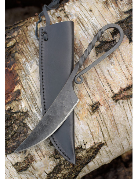 Couteau médiéval forgé à la main (21...