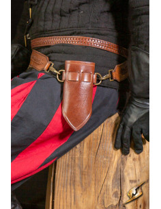 Tahalí avec anneaux pour épées émoussées - Marron 2