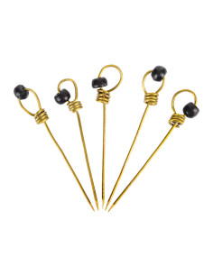 Set 5 épingles médiévales ornées de pierres