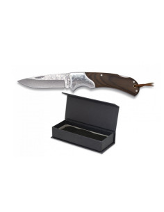 Couteau de poche Albainox Damas décoré 7,5 cm.