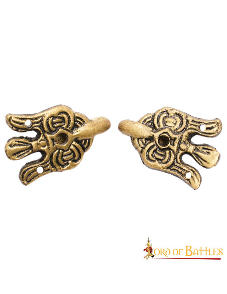 Set 2 crochets Viking avec le corbeau...