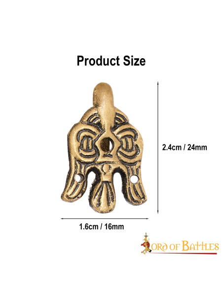 Set 2 crochets Viking avec le corbeau...